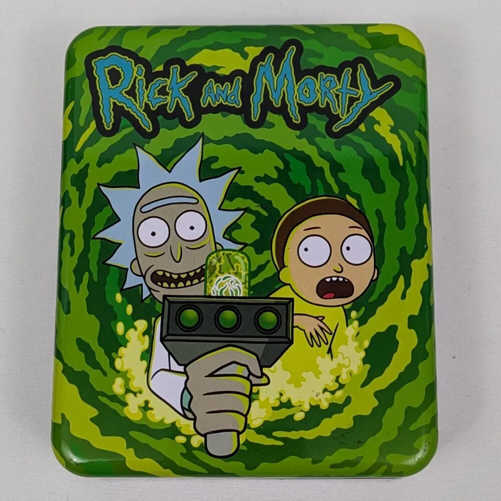 Rick & Morty Bi Fold Wallet in Tin - NIB